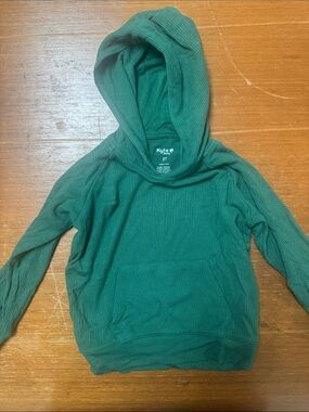 Kyte BABY Teal Ribbed Hoodie - Toddler